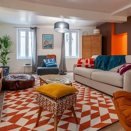 Le Baron Terrasse Et Parking Coeur De דירה